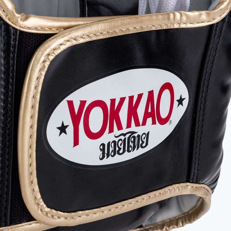 Casco sportivo da combattimento YOKKAO Training Headguard nero 3