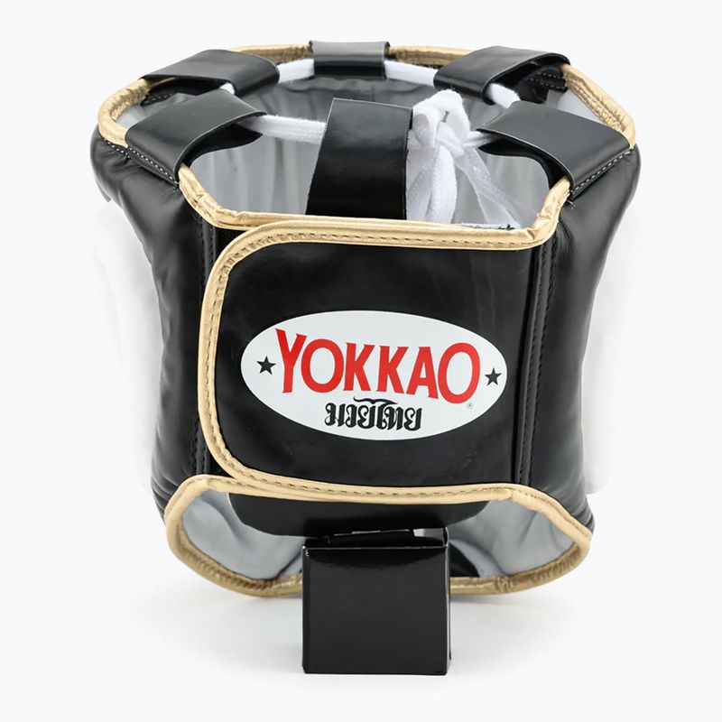 Casco sportivo da combattimento YOKKAO Training Headguard nero 7