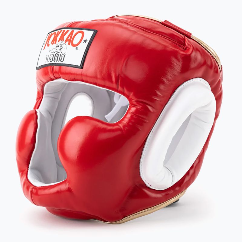 Casco sportivo da combattimento YOKKAO Training Headguard rosso 9