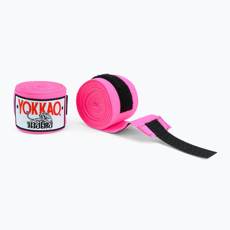 Bende da boxe YOKKAO Fasce per mani rosa 2