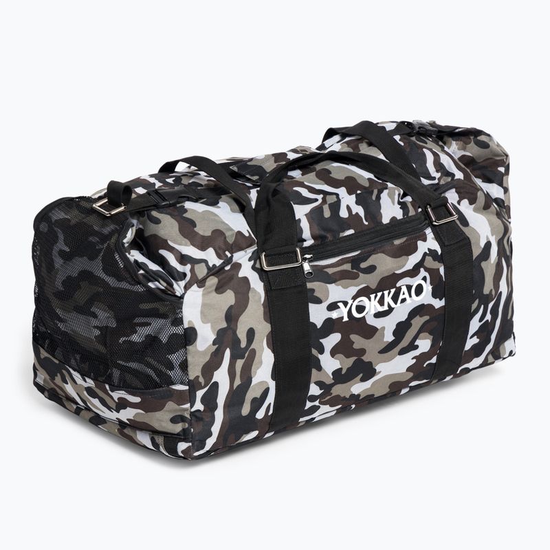 Borsa da ginnastica convertibile YOKKAO camo grigio 2