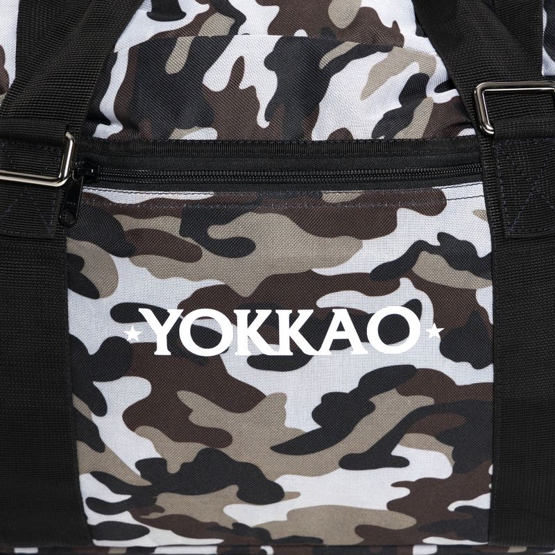 Borsa da ginnastica convertibile YOKKAO camo grigio 4