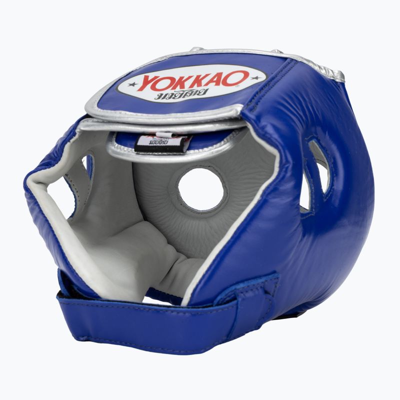 Casco da boxe YOKKAO Competition blue 6