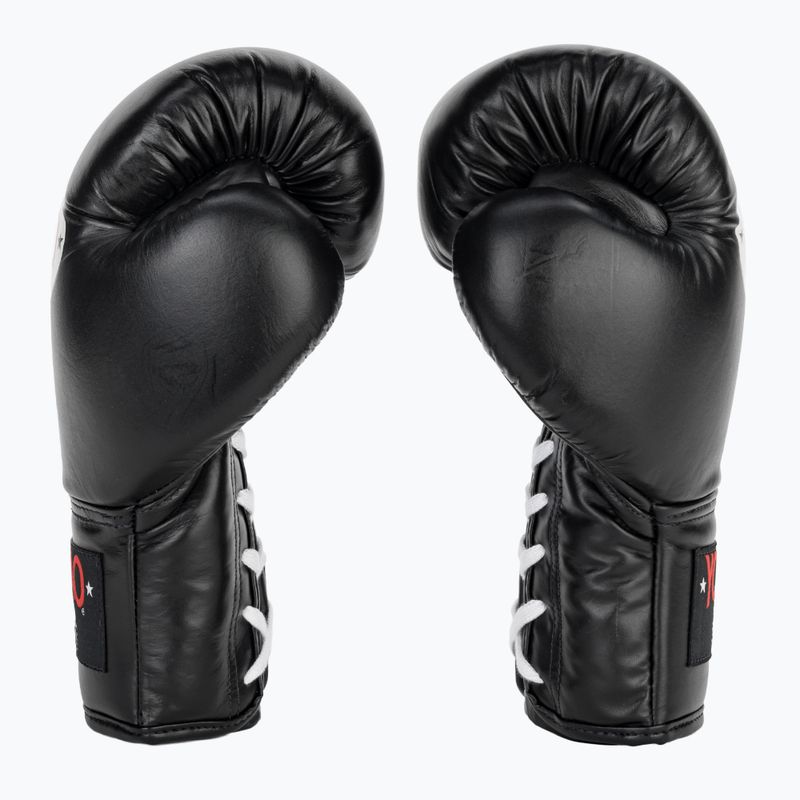 YOKKAO Matrix Lace Up guantoni da boxe uomo nero 4