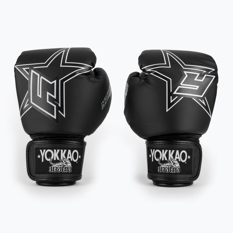 Guantoni da boxe YOKKAO Institution Boxing black 2