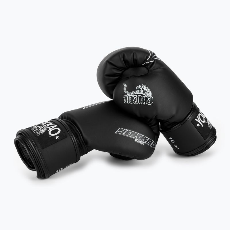 Guantoni da boxe YOKKAO Institution Boxing black 7