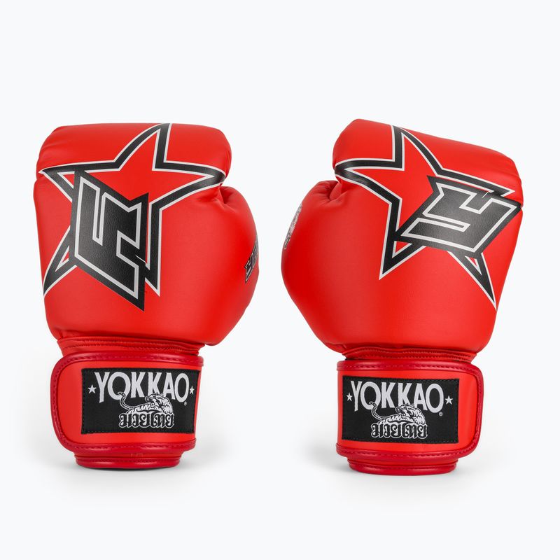 Guantoni da boxe YOKKAO Institution Boxing red 2