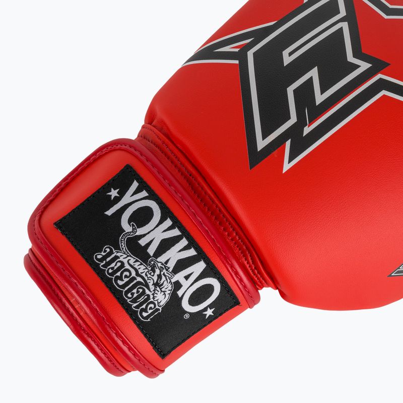 Guantoni da boxe YOKKAO Institution Boxing red 6