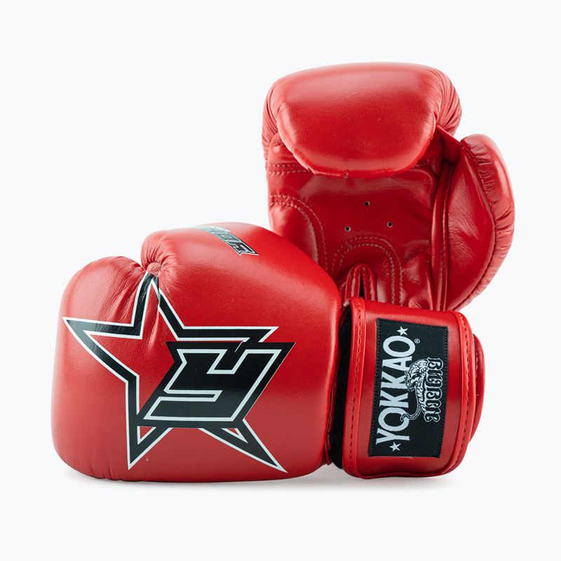 Guantoni da boxe YOKKAO Institution Boxing red 2
