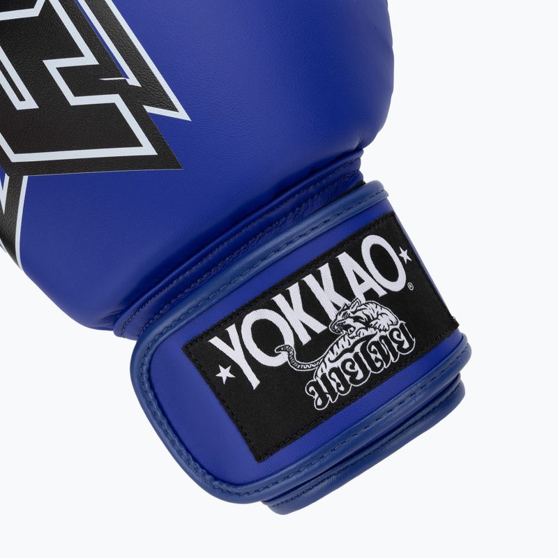 Guantoni da boxe YOKKAO Institution Boxing blue 6