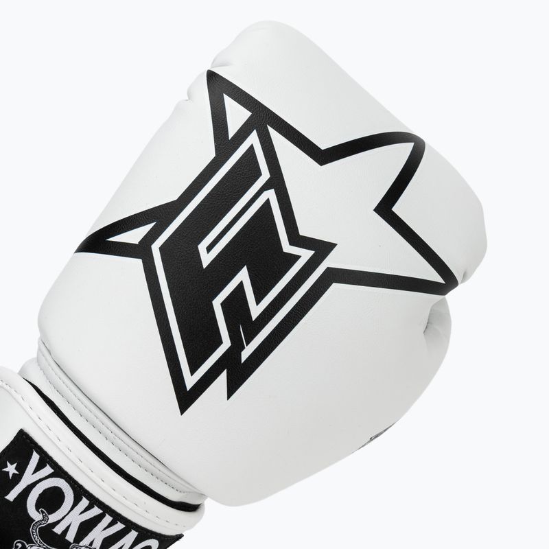 Guantoni da boxe YOKKAO Institution Boxing white 5