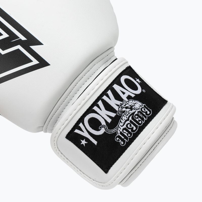 Guantoni da boxe YOKKAO Institution Boxing white 6