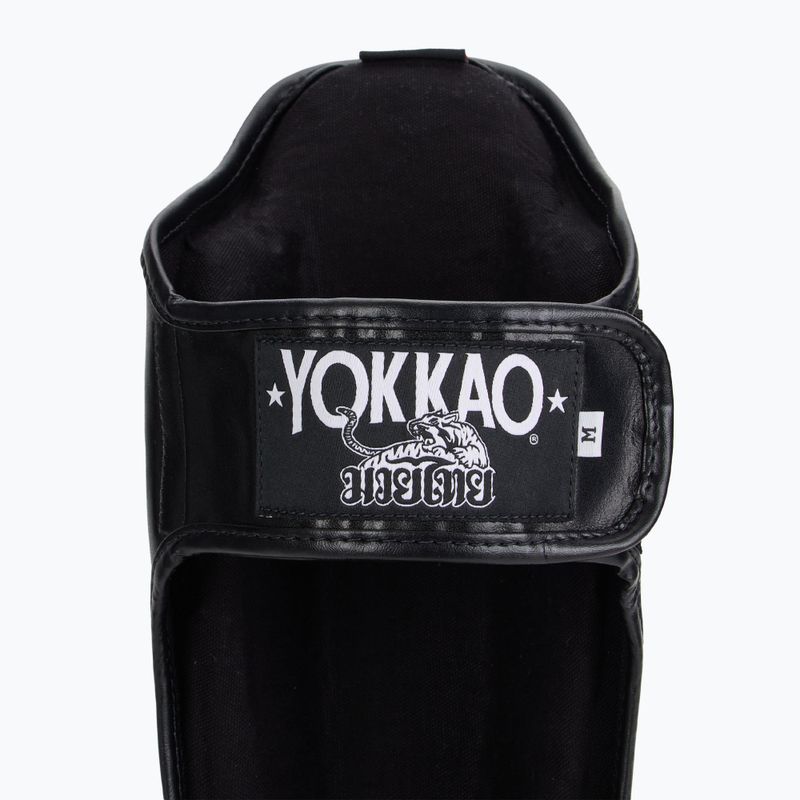 YOKKAO Protezioni verticali nere per tibia e piede 7