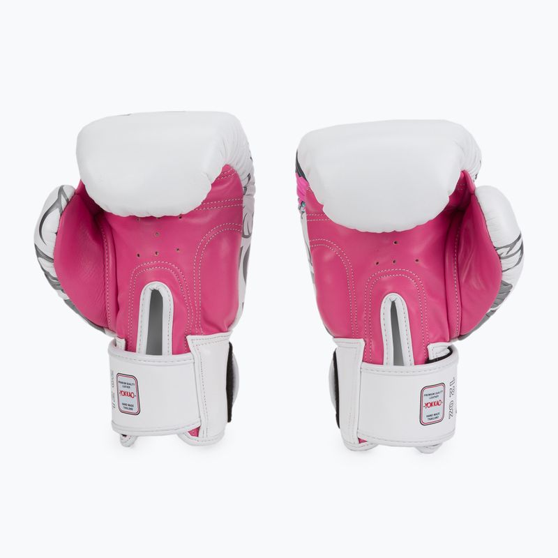Guanti da boxe bianchi YOKKAO 90'S 2