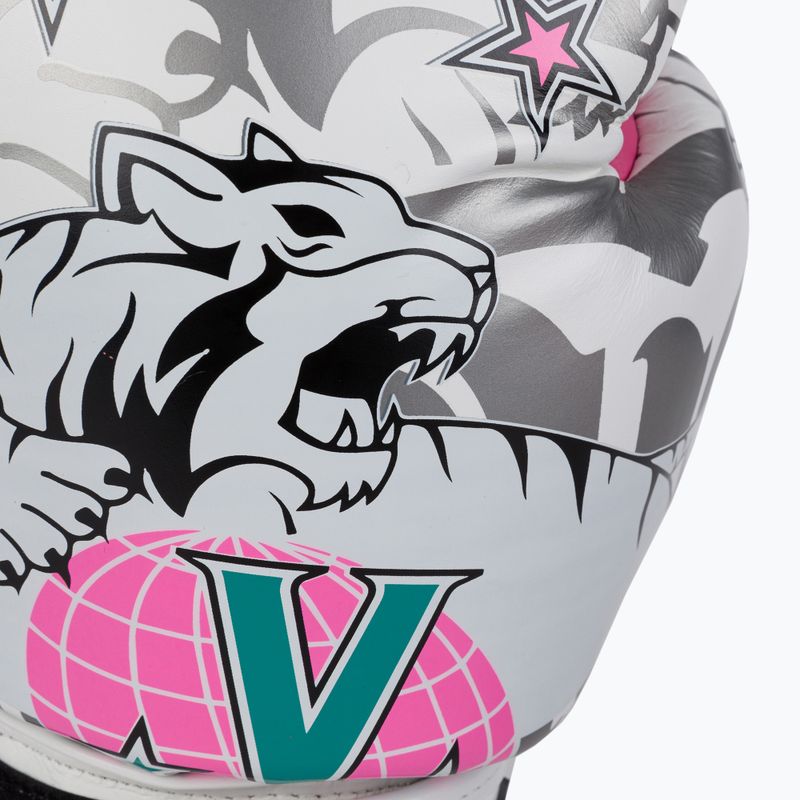 Guanti da boxe bianchi YOKKAO 90'S 5