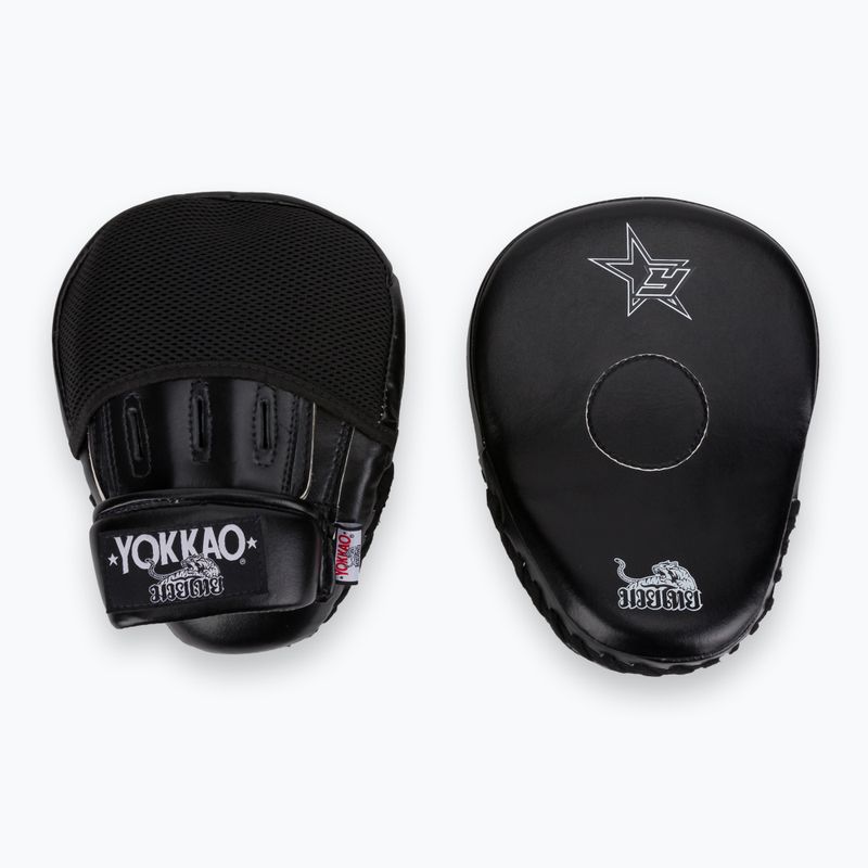 YOKKAO Institution Focus Mitts-dischi da allenamento neri 2