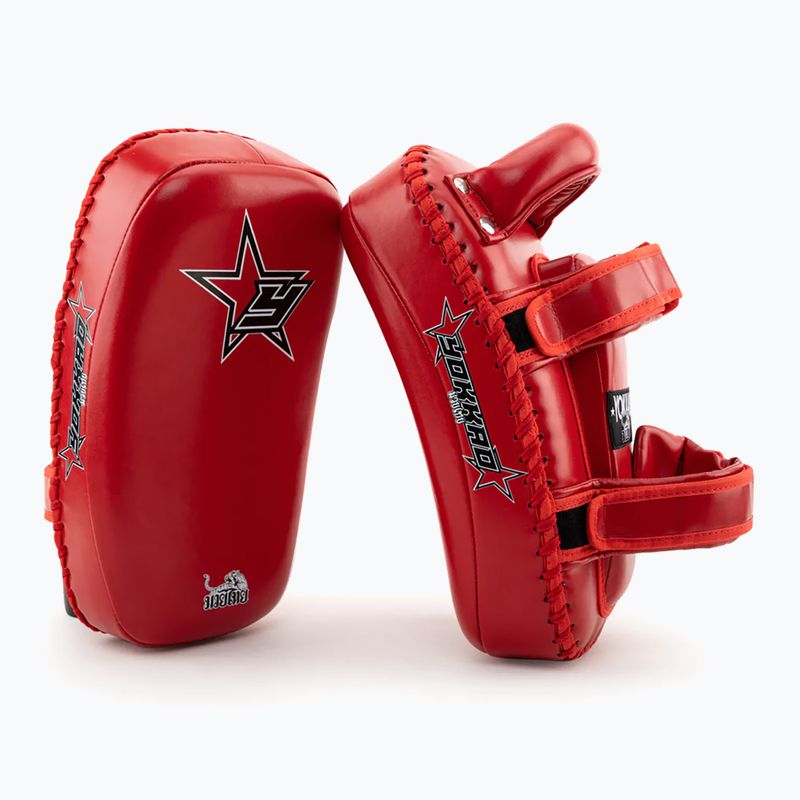 YOKKAO Istituzione Kick Pads rosso 2