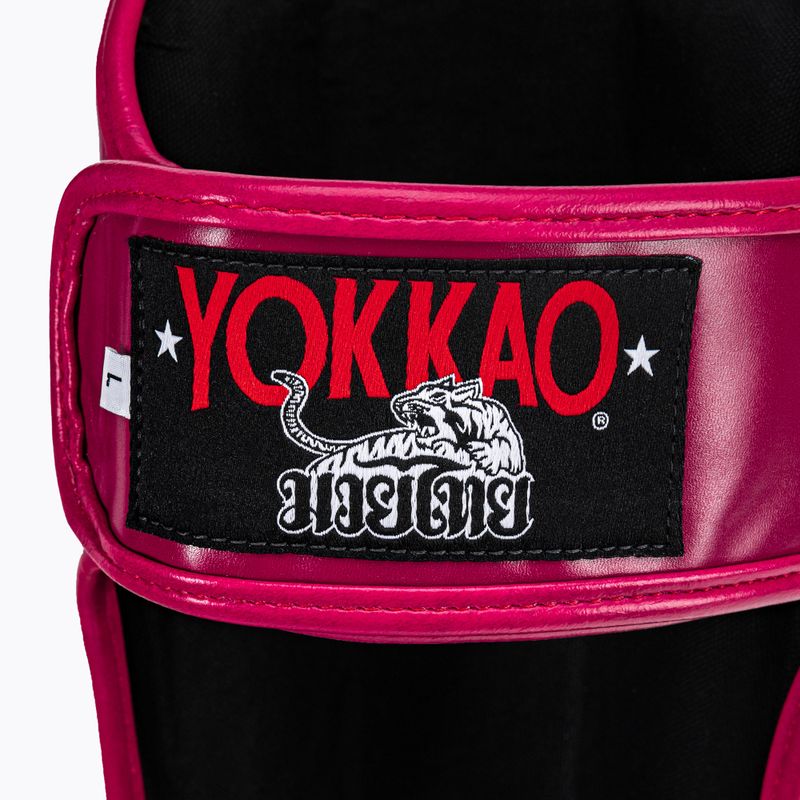 Parastinchi YOKKAO Matrix protettori tibia cerise 3