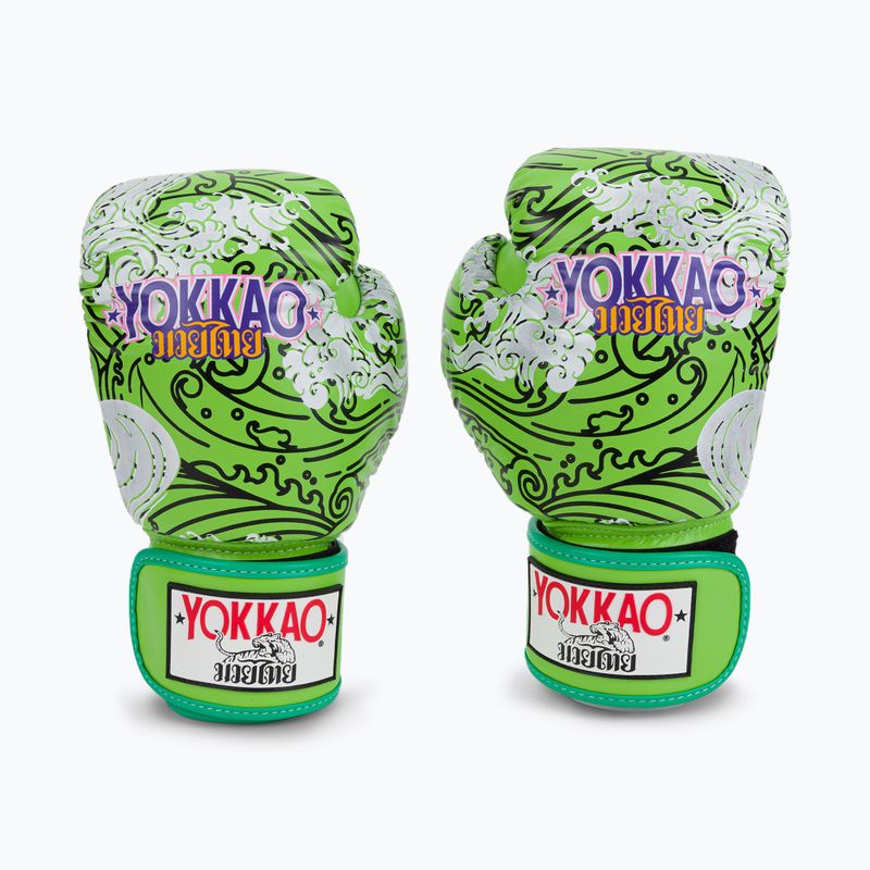 YOKKAO Guantoni da boxe hawaiani verde lime