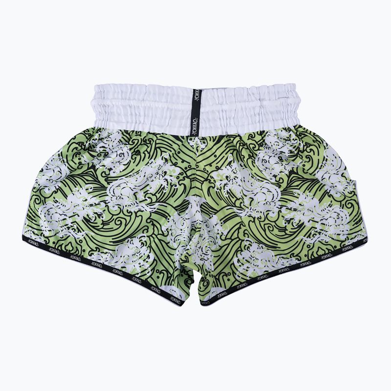 Pantaloncini da MMA YOKKAO Hawaiian verde lime 2