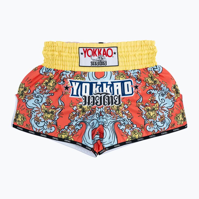 Pantaloncini da MMA YOKKAO rosso hawaiano