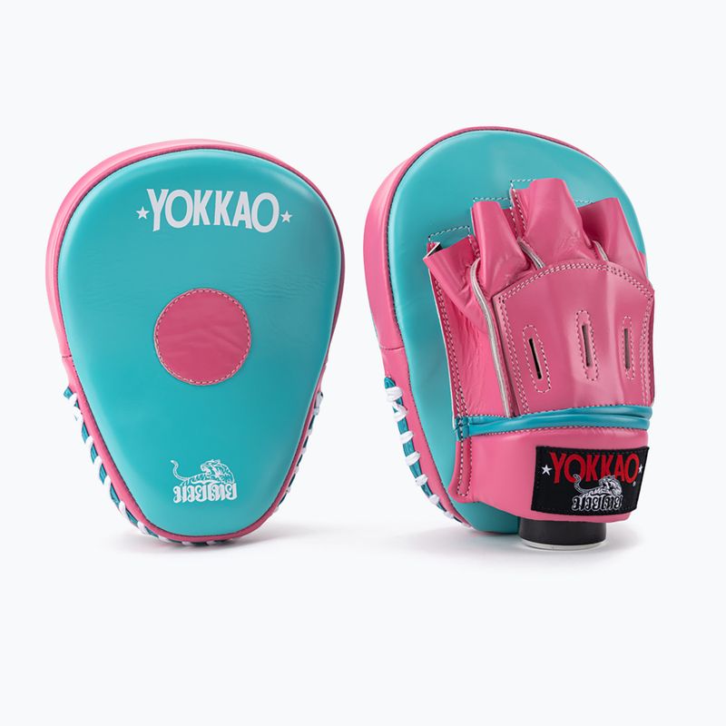 YOKKAO Focus Mitts rosa caldo/isola zampe da allenamento