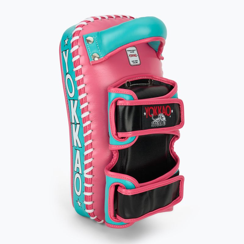 YOKKAO Disco di allenamento curvo 2 pezzi rosa caldo/isola 2