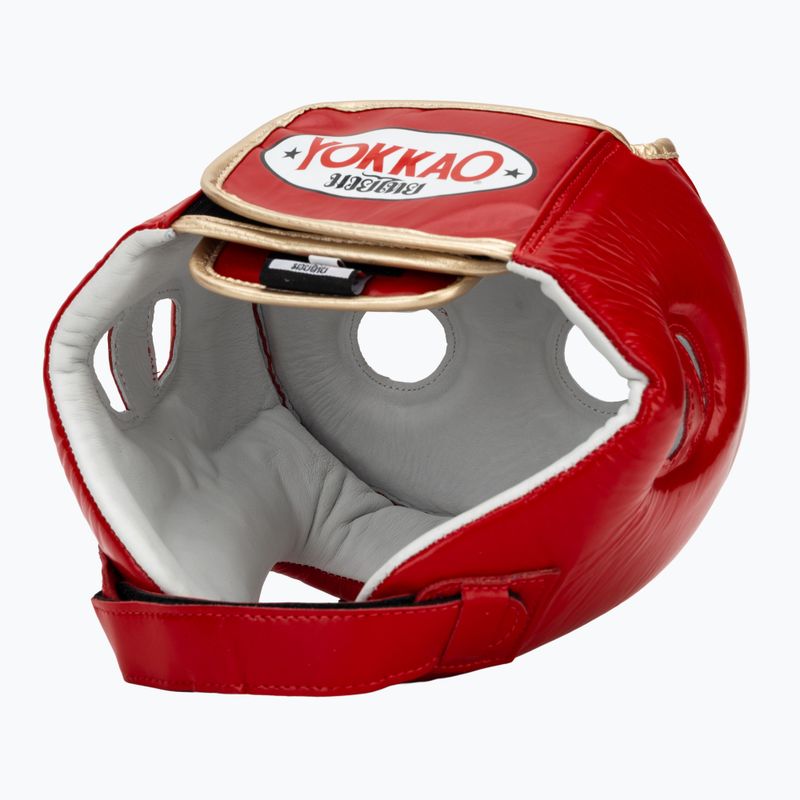 Casco da boxe YOKKAO Competition red 6