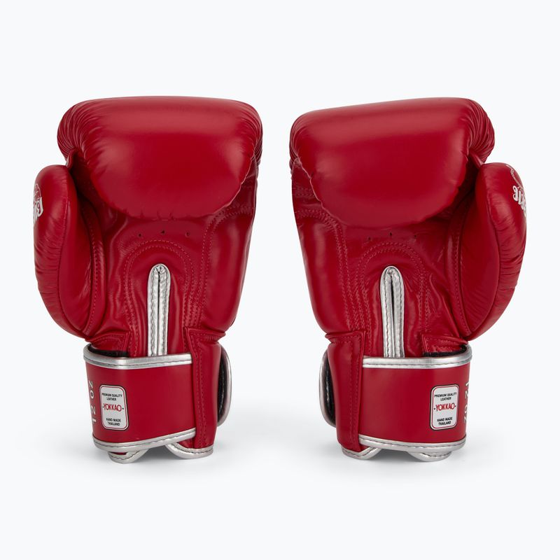 Guanti da boxe da uomo YOKKAO Stadium rosso 3