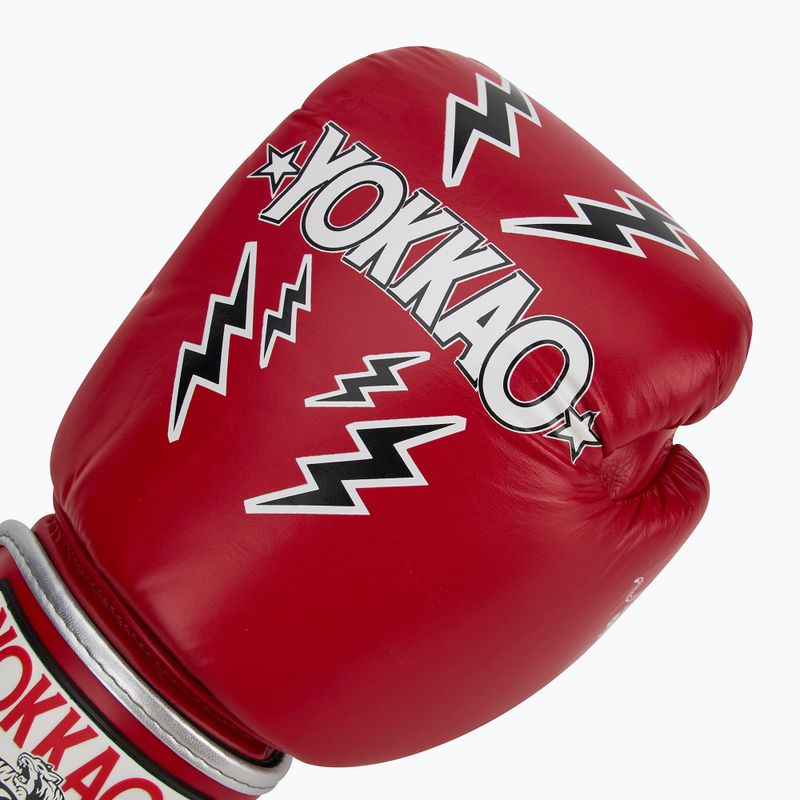 Guanti da boxe da uomo YOKKAO Stadium rosso 5