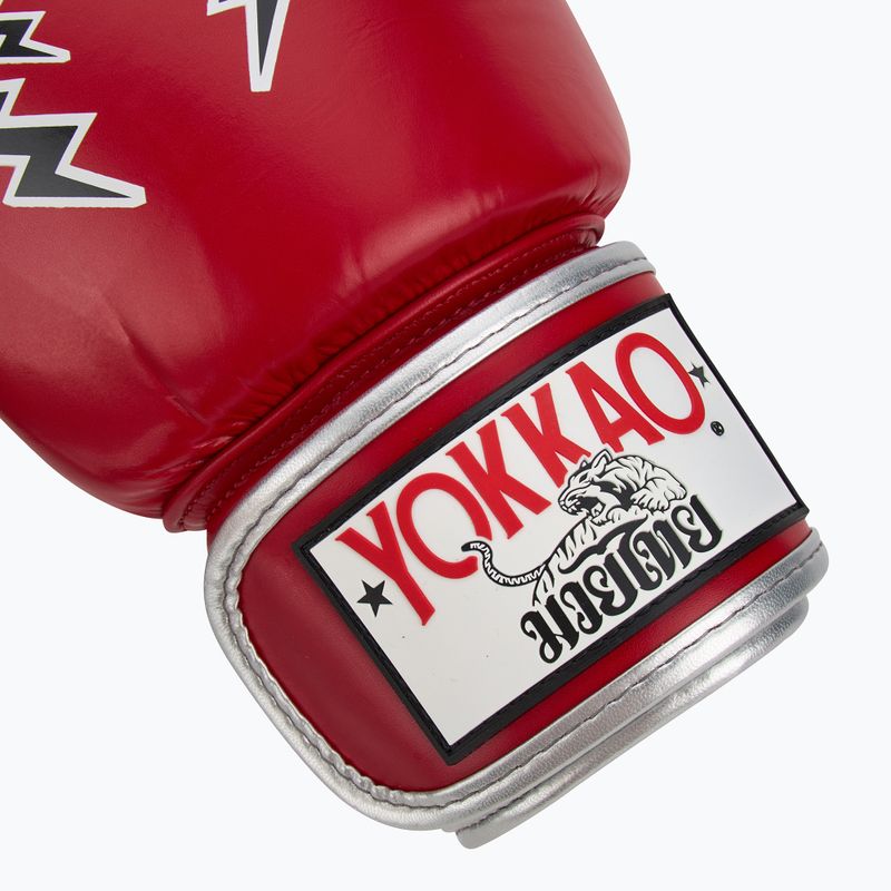 Guanti da boxe da uomo YOKKAO Stadium rosso 6