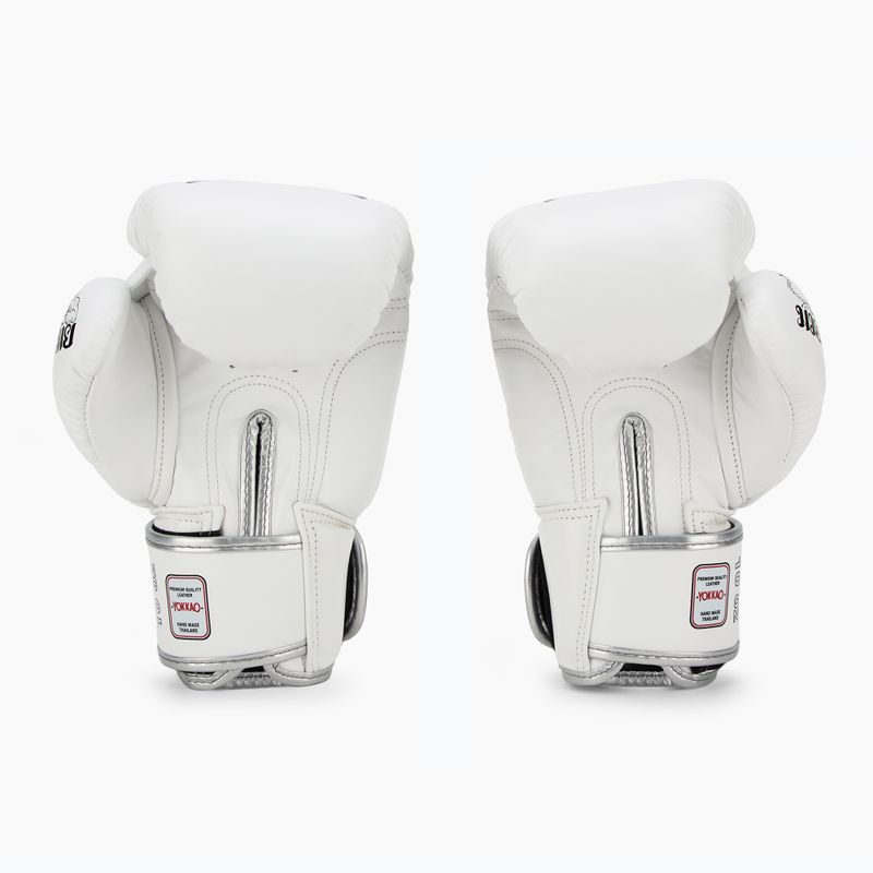 Guanti da boxe da uomo YOKKAO Stadium bianco 3