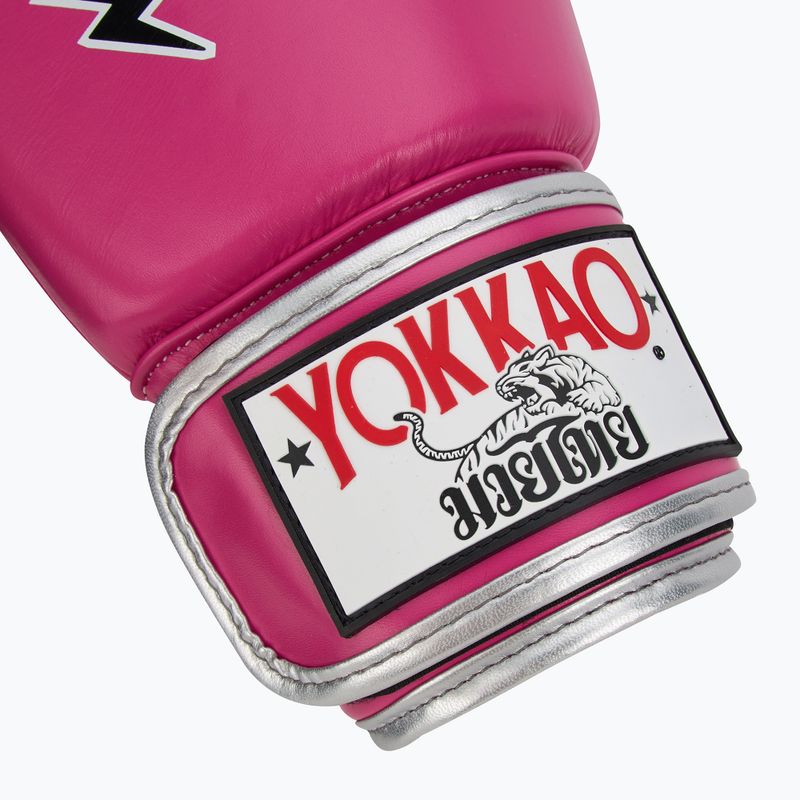 Guanti da boxe da uomo YOKKAO Stadium fucsia 6