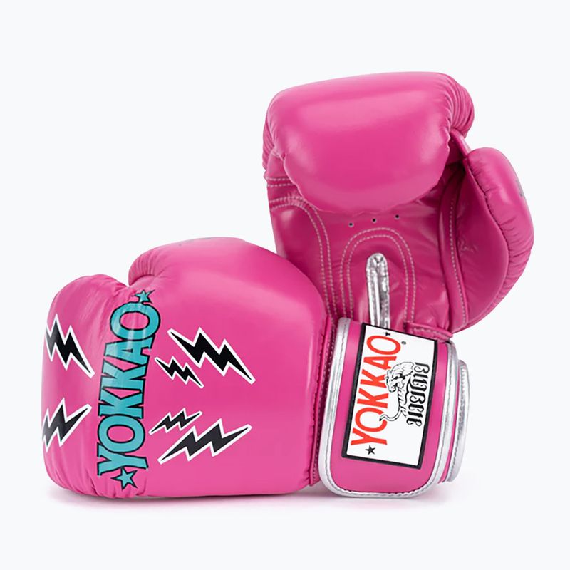 Guanti da boxe da uomo YOKKAO Stadium fucsia 7