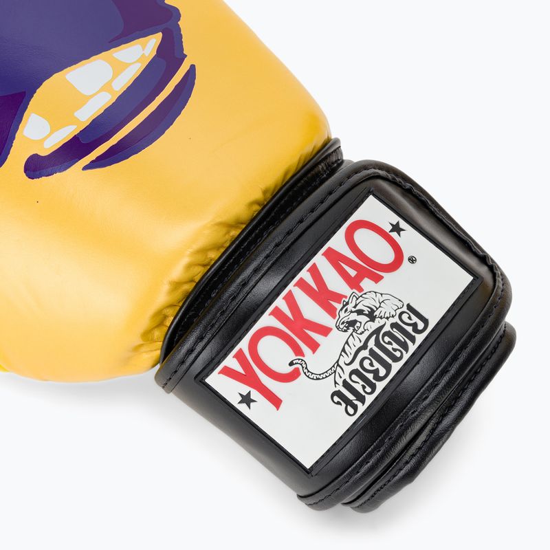 Guanti da boxe da uomo YOKKAO Primate giallo 6