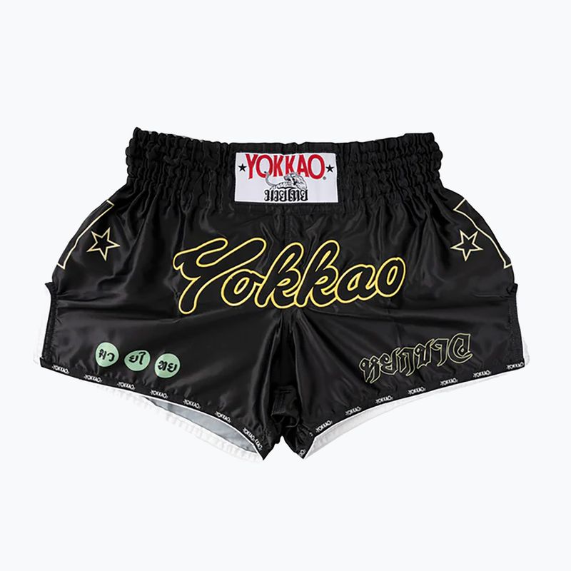 Pantaloncini da allenamento da uomo YOKKAO Wax CarbonFit nero