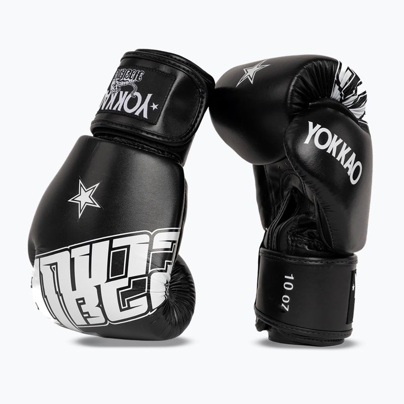 Guantoni da boxe YOKKAO Lettering Boxing black 2