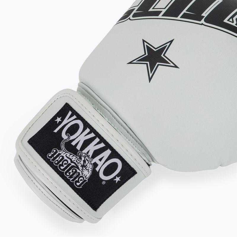 Guantoni da boxe YOKKAO Lettering Boxing white 6