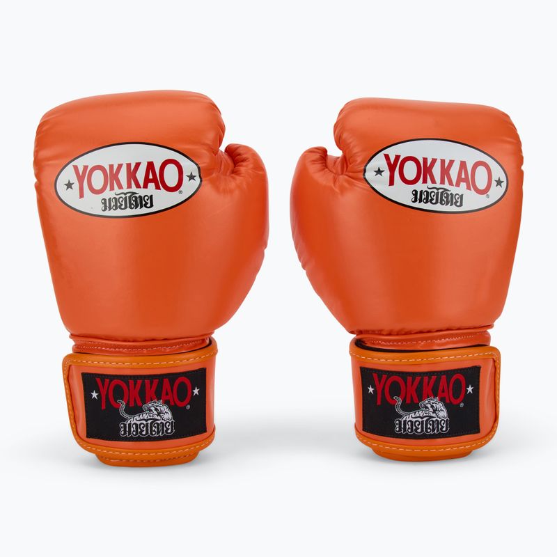 Guanti da boxe YOKKAO da uomo Matrix arancione ibis 2