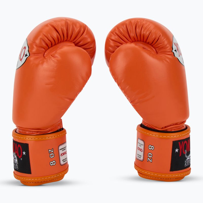Guanti da boxe YOKKAO da uomo Matrix arancione ibis 4