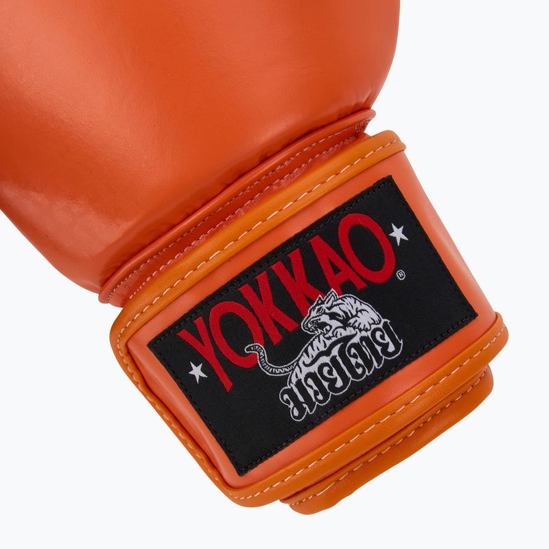 Guanti da boxe YOKKAO da uomo Matrix arancione ibis 6