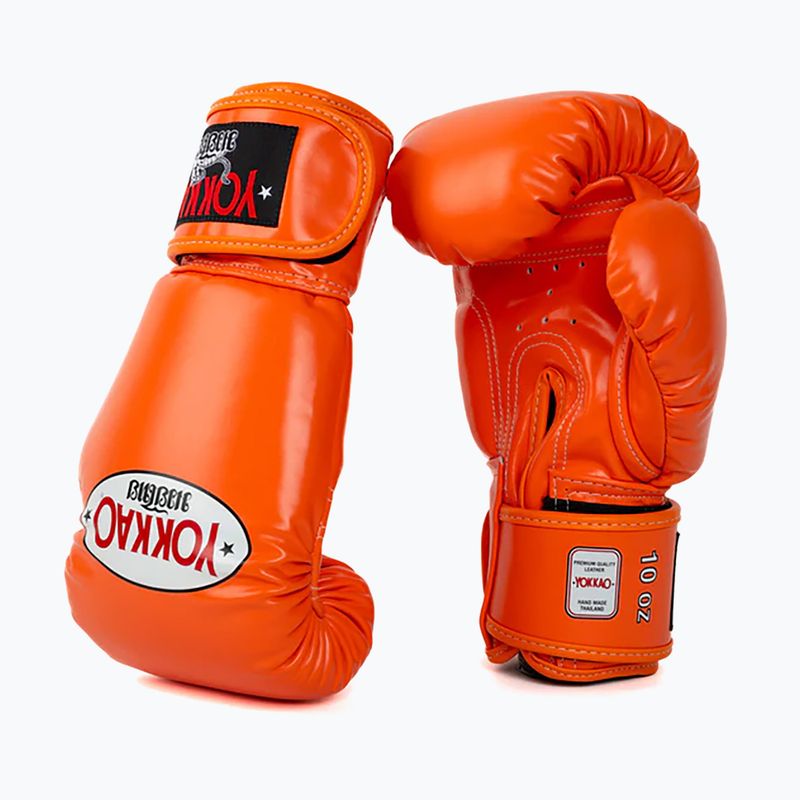 Guanti da boxe YOKKAO da uomo Matrix arancione ibis 8