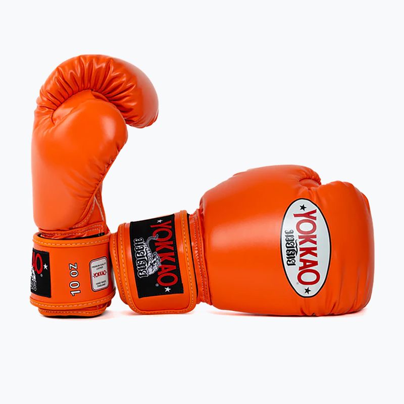Guanti da boxe YOKKAO da uomo Matrix arancione ibis 9