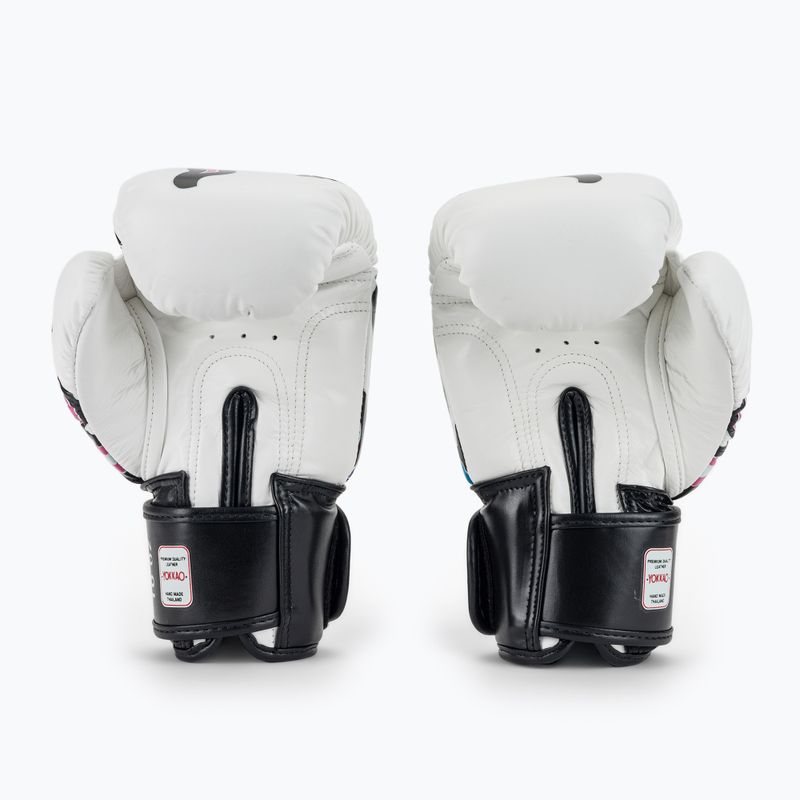 Guanti da boxe da uomo YOKKAO Flames bianco 3