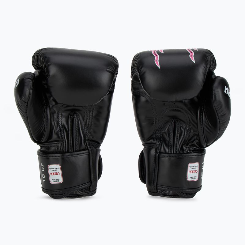 Guanti da boxe YOKKAO East Club uomo nero 3
