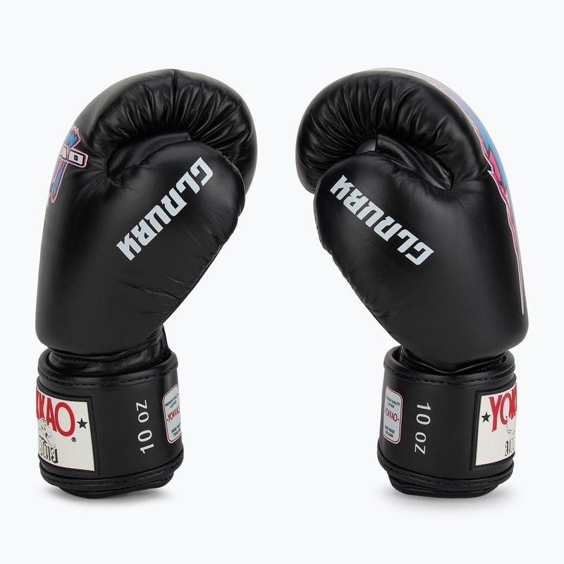 Guanti da boxe YOKKAO East Club uomo nero 4