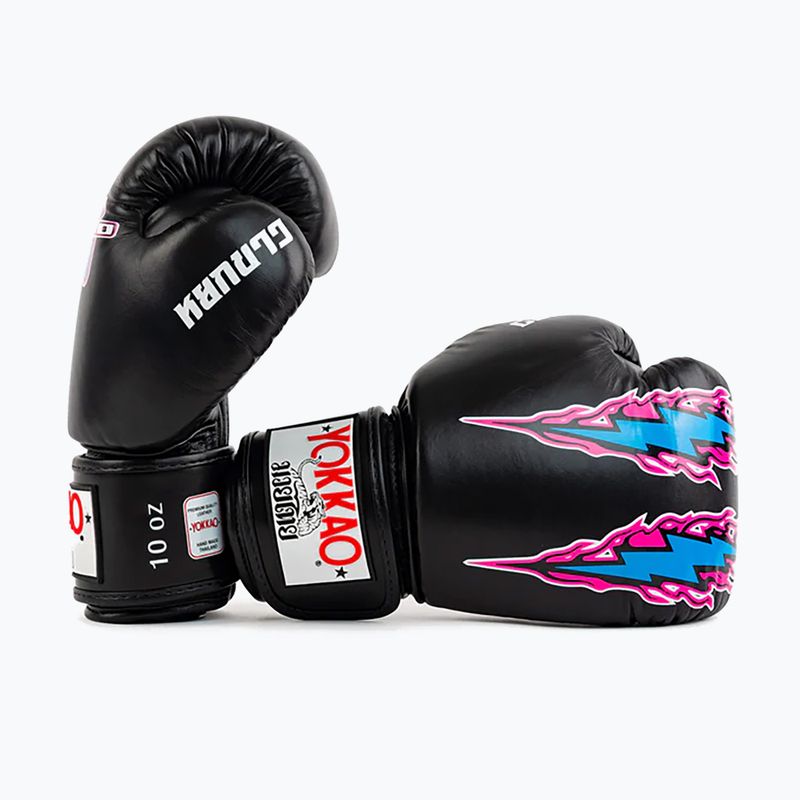 Guanti da boxe YOKKAO East Club uomo nero 9