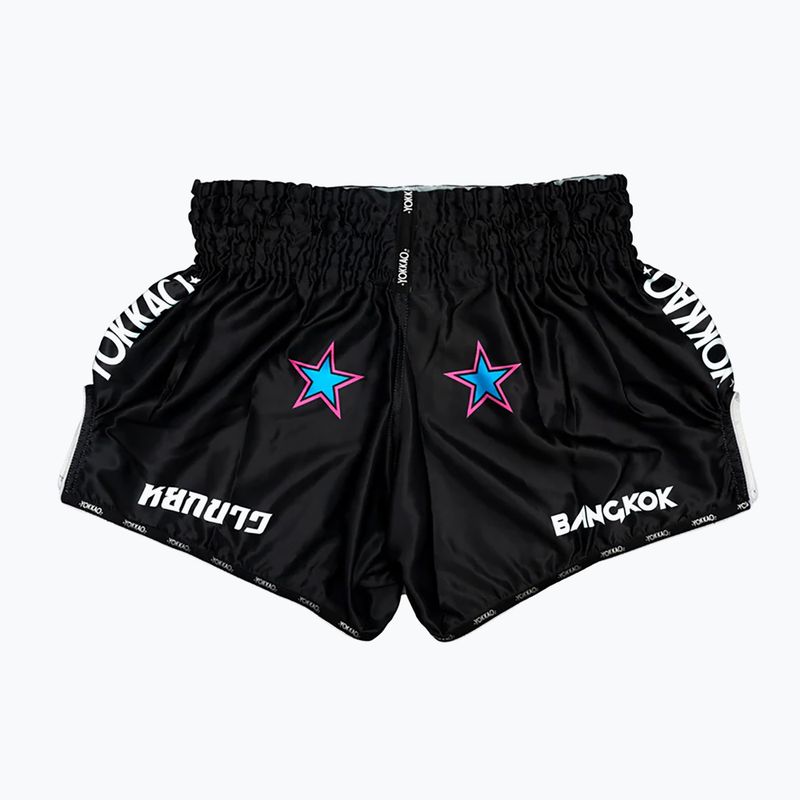 Pantaloncini da allenamento YOKKAO East Club Fight neri da uomo 2