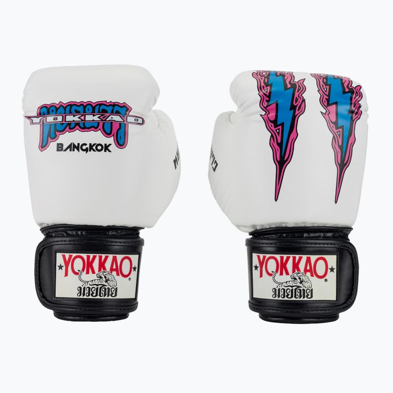 Guantoni da boxe da uomo YOKKAO East Club white 2