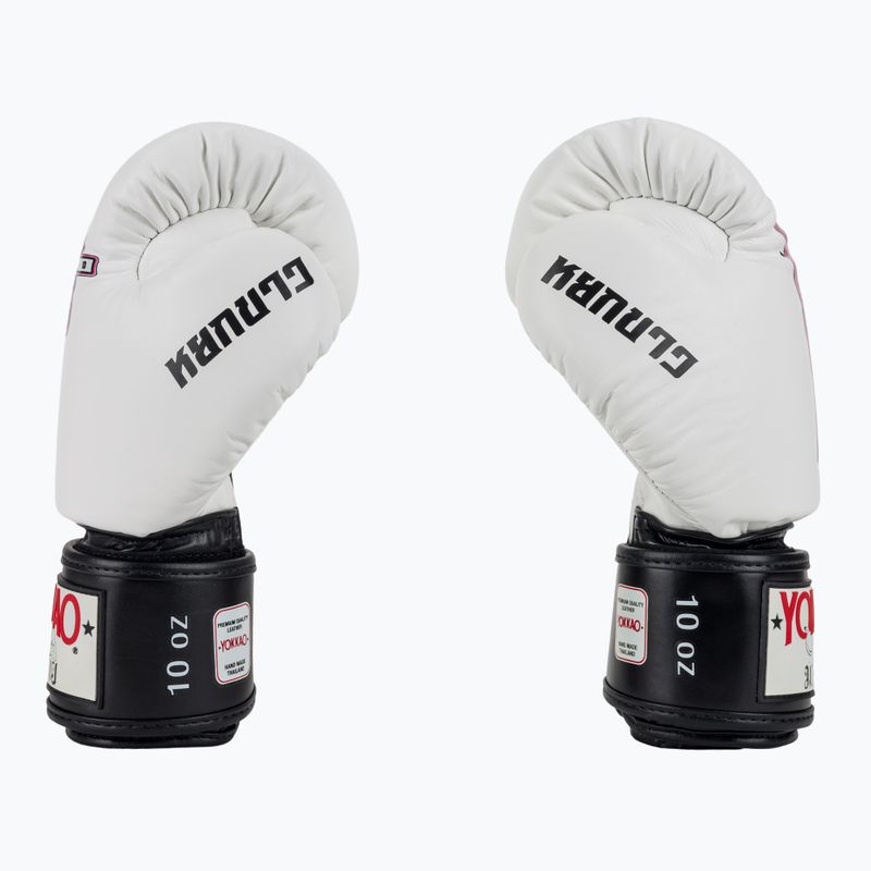 Guantoni da boxe da uomo YOKKAO East Club white 4